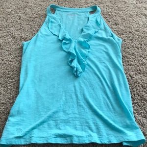 Lily Pulitzer Ruffle Sleeveless Top